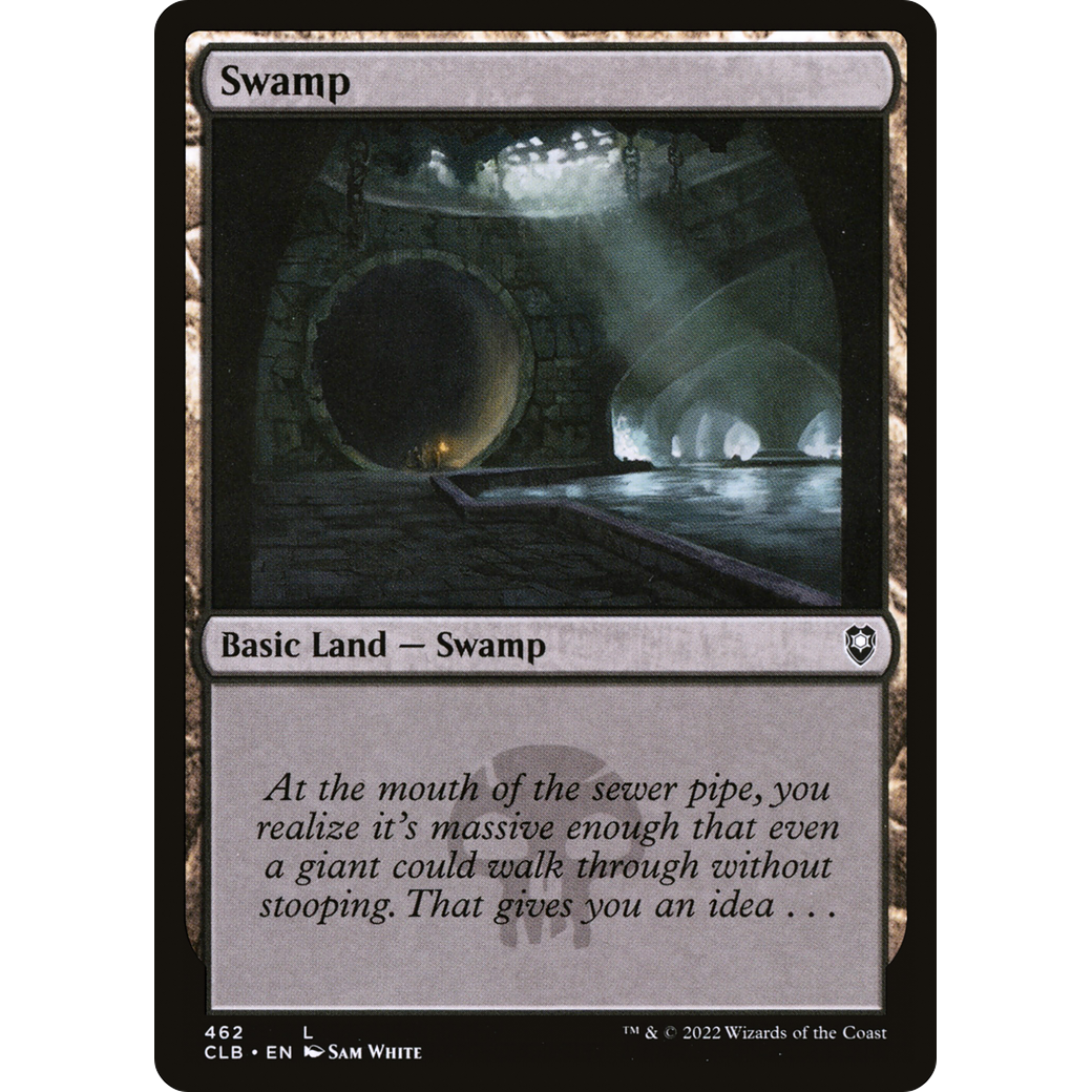 Swamp (CLB-462) - Commander Legends: Battle for Baldur's Gate Foil