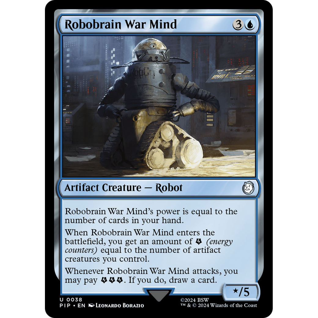 Robobrain War Mind (PIP-038) - Fallout Foil