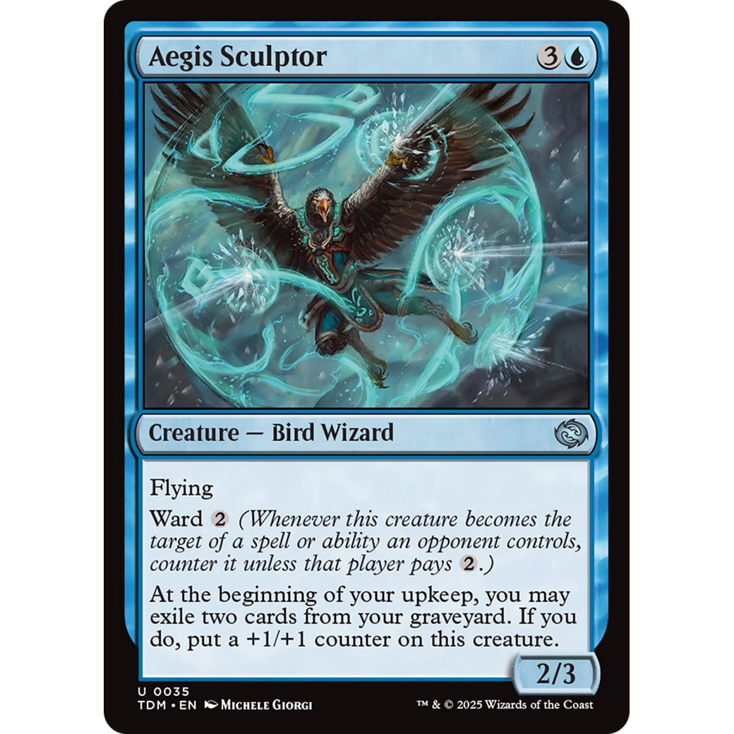 Aegis Sculptor (TDM-035) - Tarkir: Dragonstorm Foil