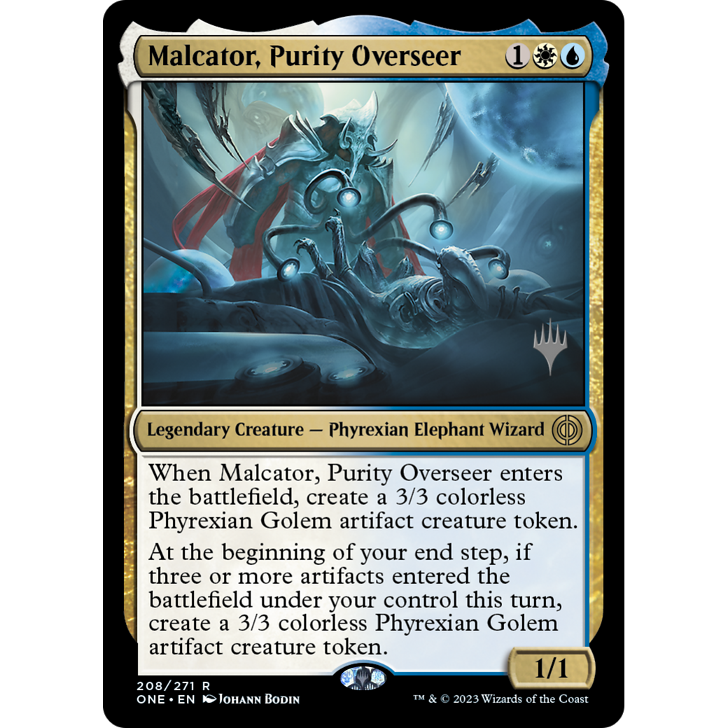 Malcator, Purity Overseer (PPONE-208P) - Phyrexia: All Will Be One Promos