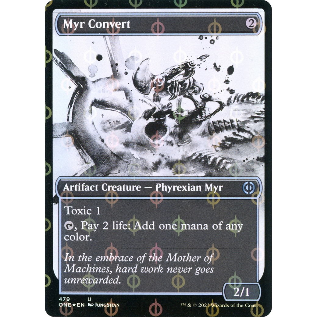 Myr Convert (ONE-479) - Phyrexia: All Will Be One: (Showcase) Foil
