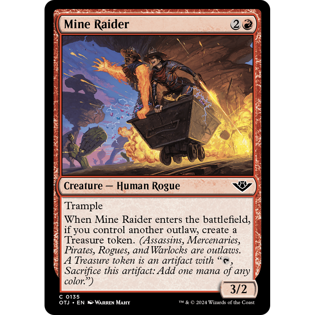 Mine Raider (OTJ-135) - Outlaws of Thunder Junction Foil