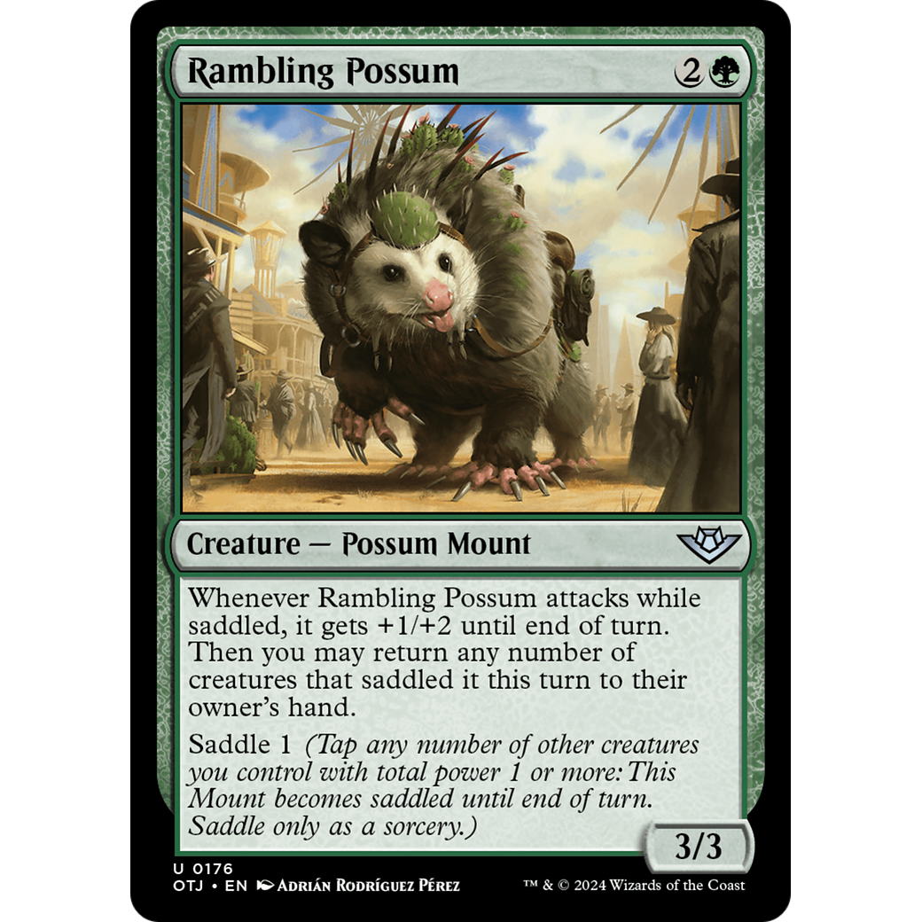 Rambling Possum (OTJ-176) - Outlaws of Thunder Junction
