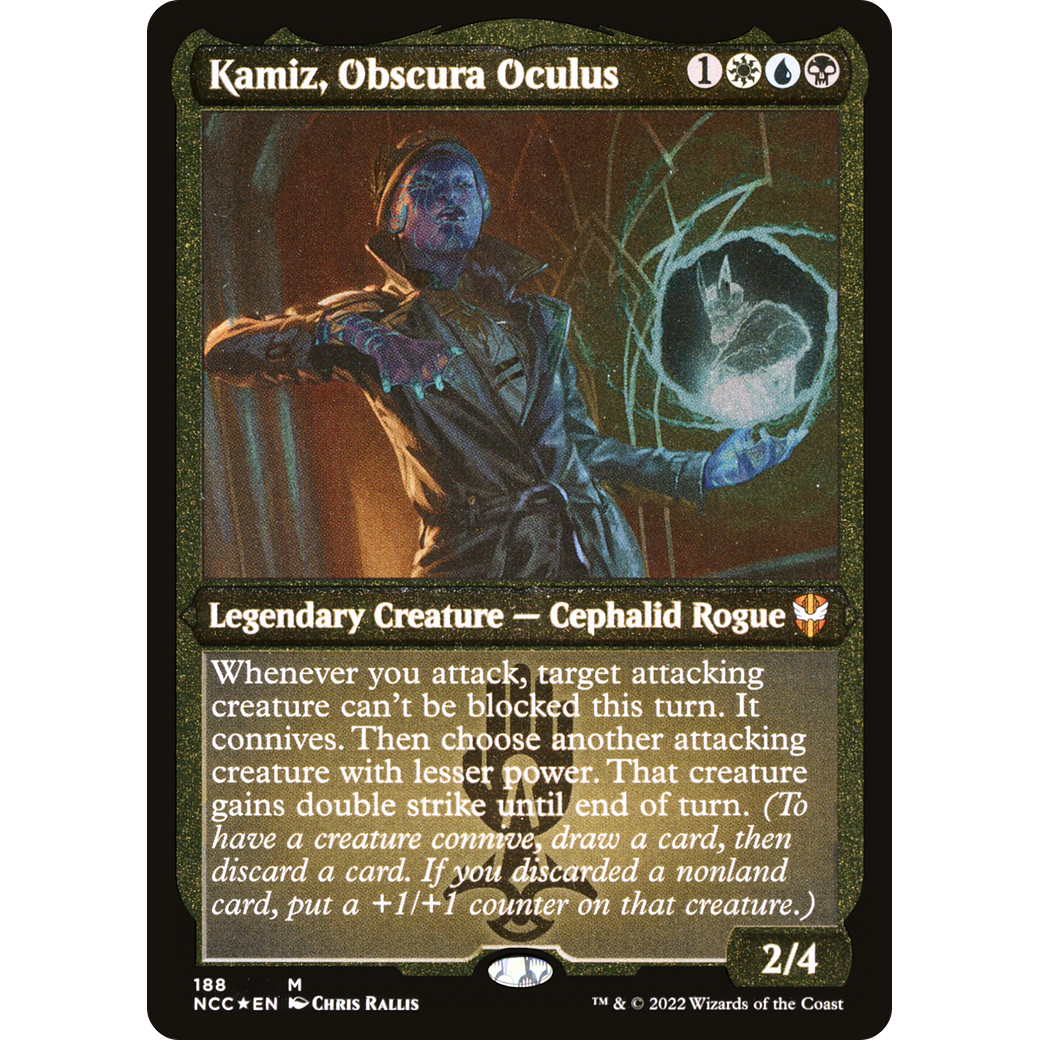 Kamiz, Obscura Oculus (NCC-188) - New Capenna Commander Etched Foil
