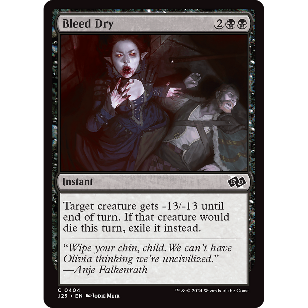 Bleed Dry (J25-404) - Foundations Jumpstart
