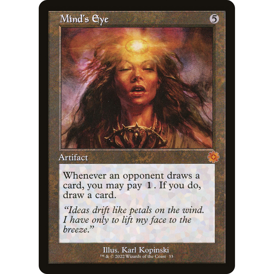 Mind's Eye (BRR-033) - The Brothers' War Retro Artifacts Foil