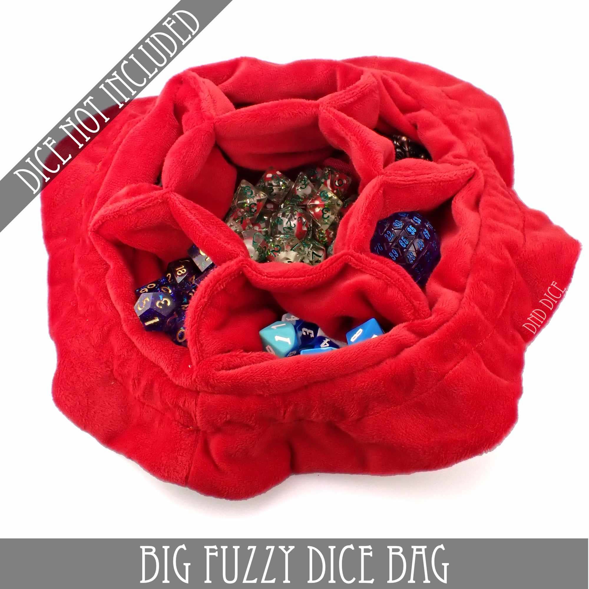 Big Fuzzy Tan Dice Bag