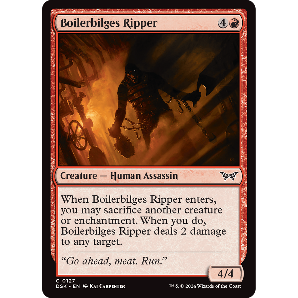 Boilerbilges Ripper (DSK-127) - Duskmourn: House of Horror Foil
