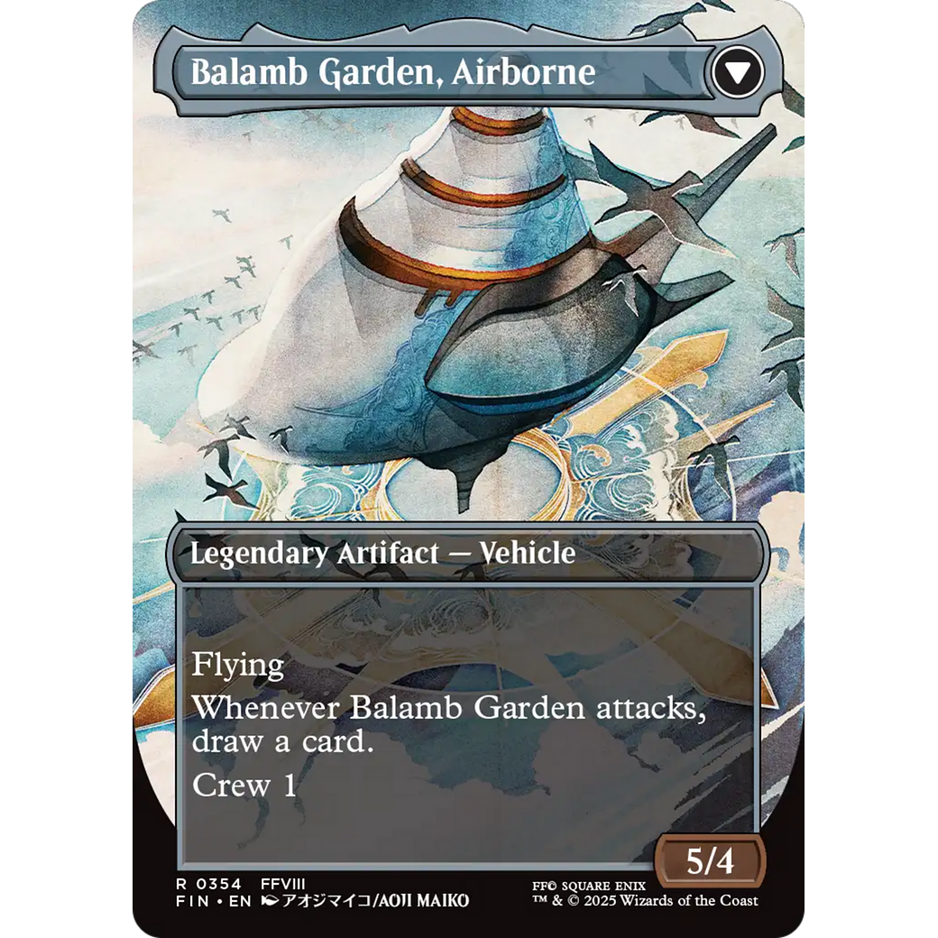 Balamb Garden, SeeD Academy (Borderless) (FIN-354) - FINAL FANTASY (Borderless) Foil