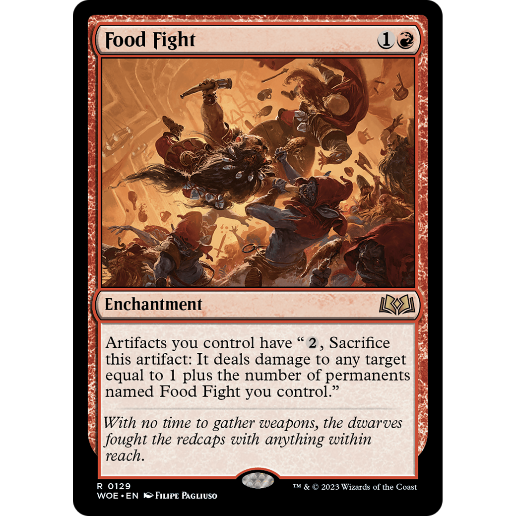 Food Fight (WOE-129) - Wilds of Eldraine Foil