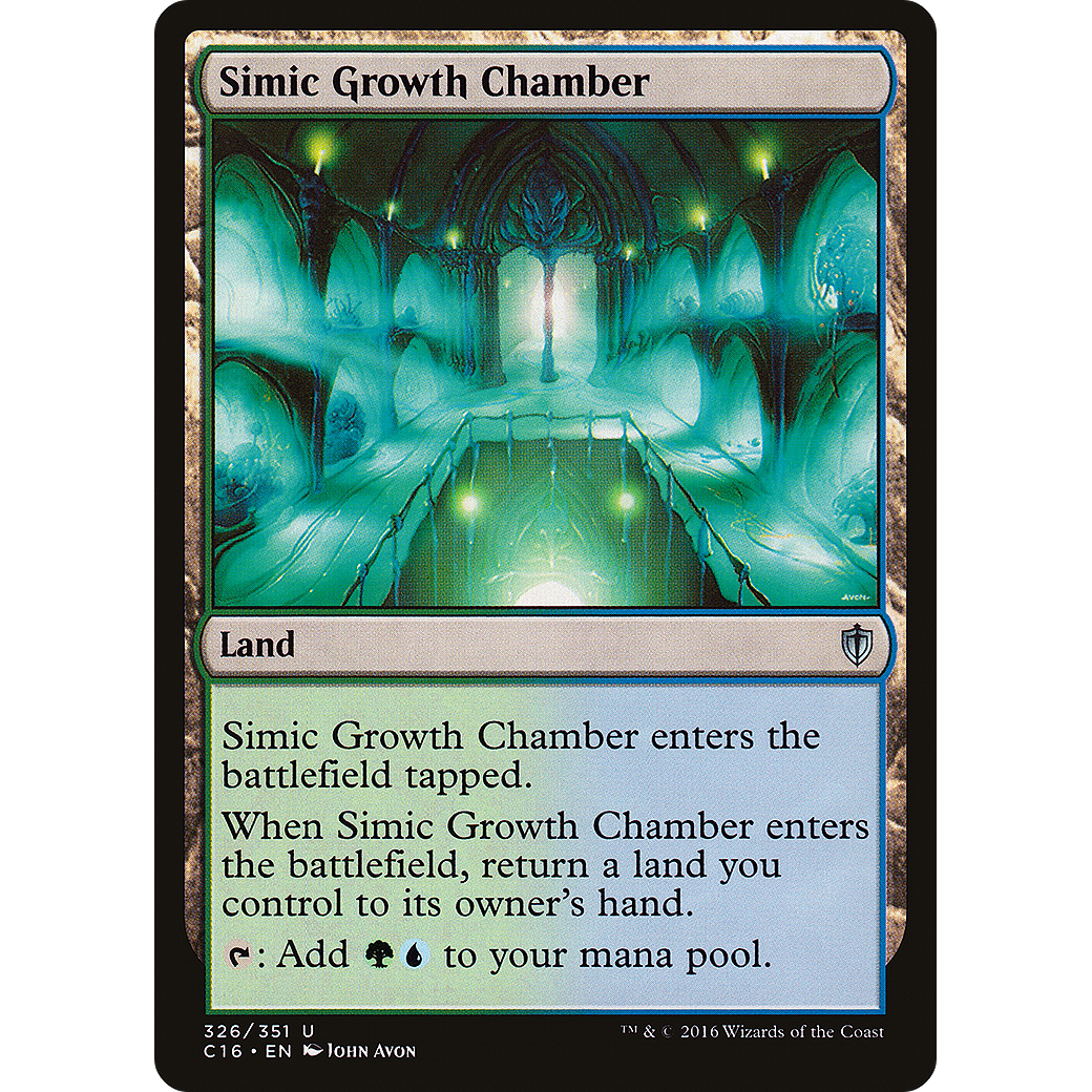 Simic Growth Chamber (C16-326) - Commander 2016