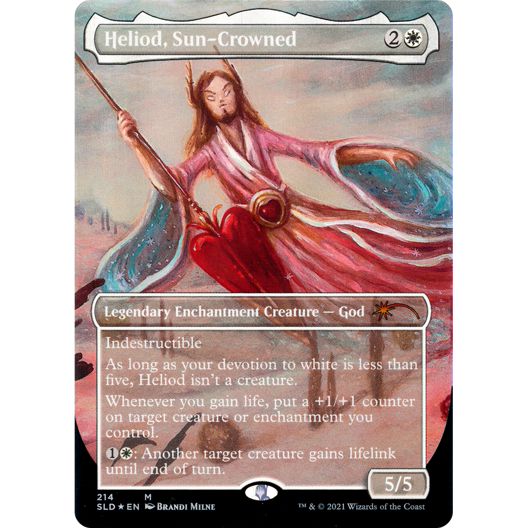 Heliod, Sun-Crowned (SLD-214) - Secret Lair Drop (Borderless) Foil