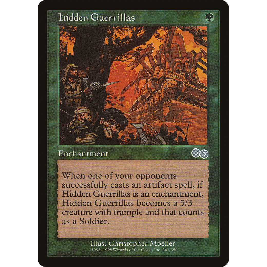 Hidden Guerrillas (USG-261) - Urza's Saga
