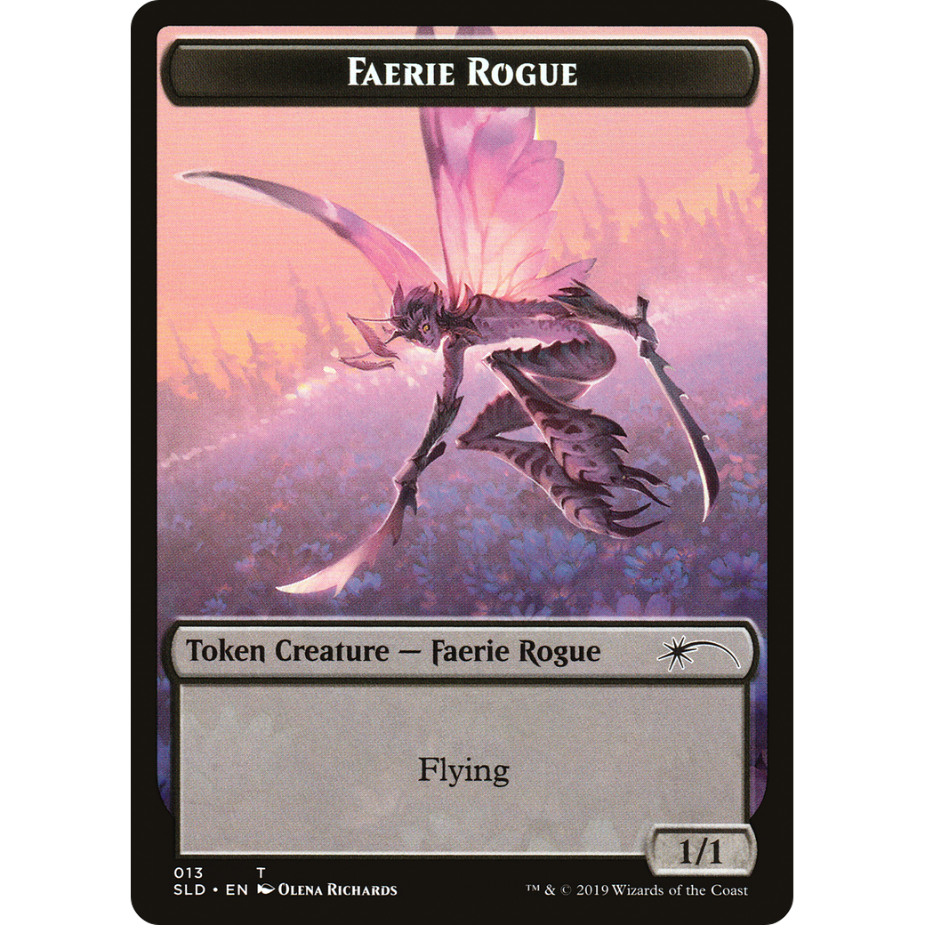 Faerie Rogue Token (013) (SLD-013) - Secret Lair Drop