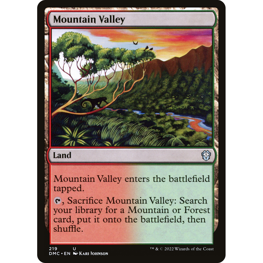 Mountain Valley (DMC-219) - Dominaria United Commander