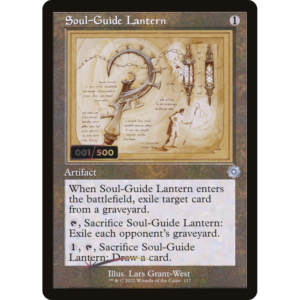 Soul-Guide Lantern (Schematic) (Serial Numbered) (BRR-117) - The Brothers' War Retro Artifacts Foil