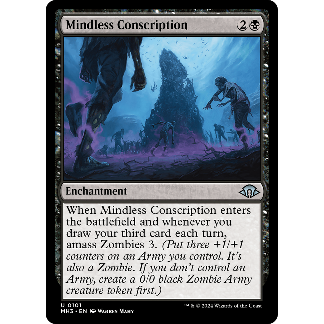 Mindless Conscription (MH3-101) - Modern Horizons 3