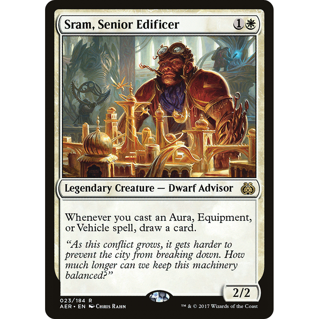 Sram, Senior Edificer (AER-023) - Aether Revolt Foil