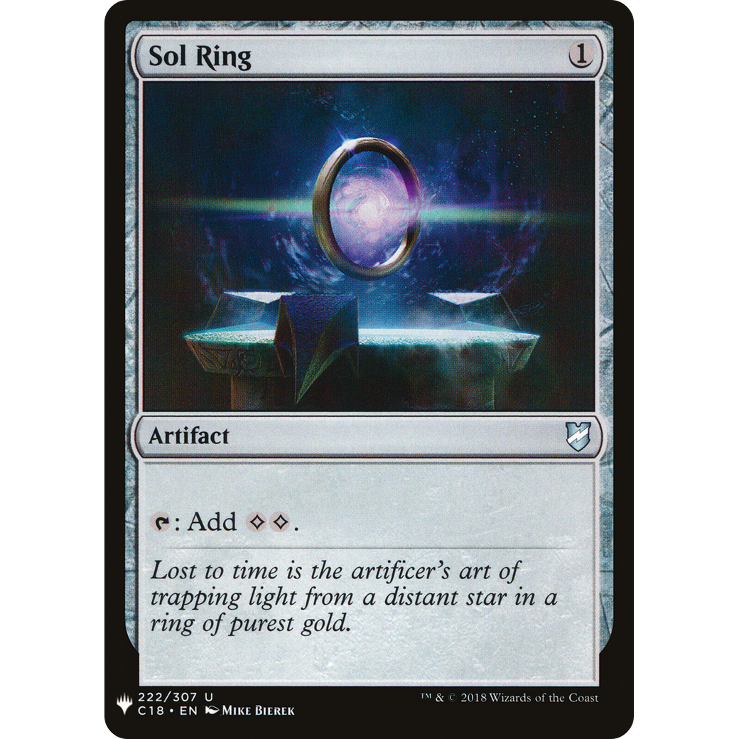 Sol Ring (C18) (LIST-222/307) - The List