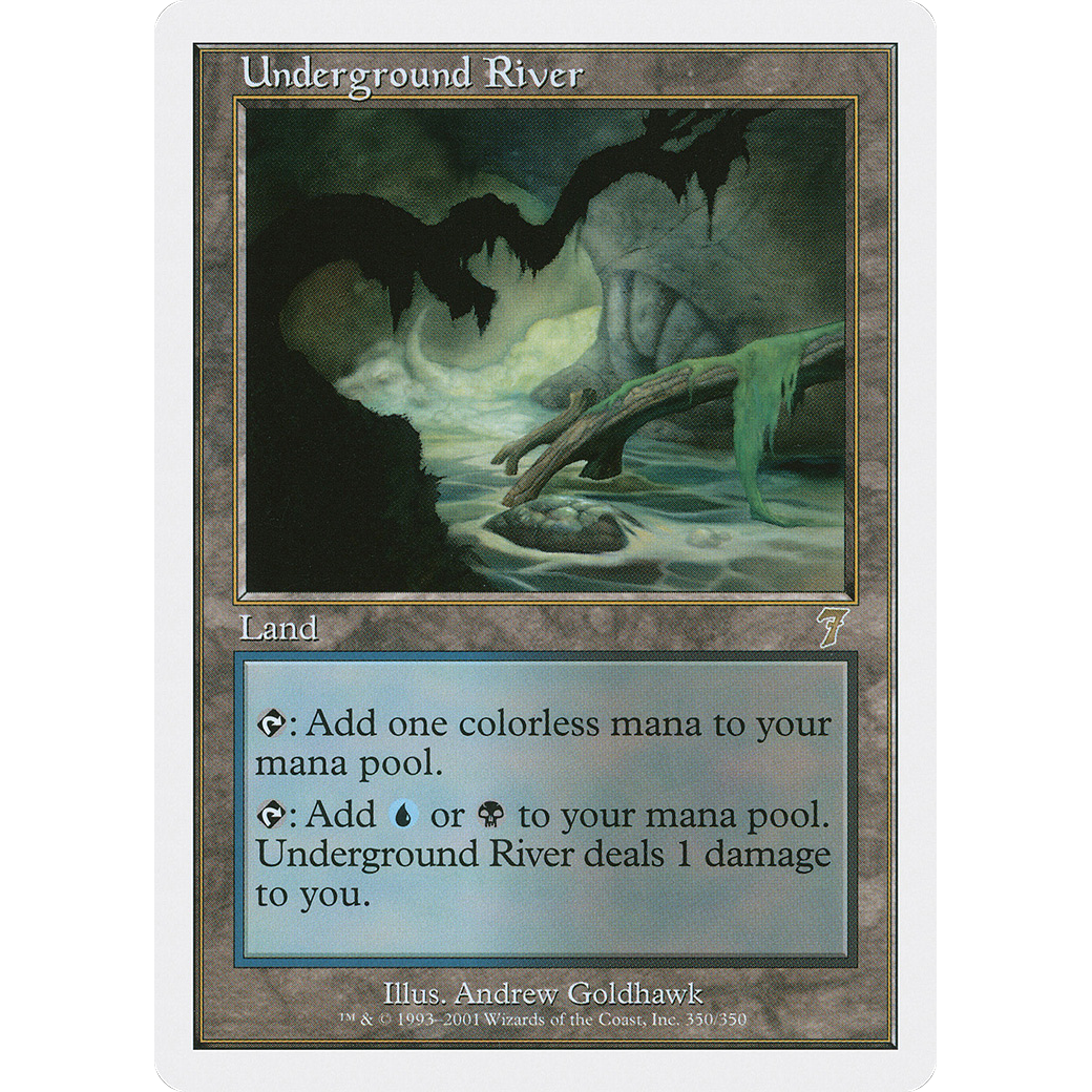 Underground River (7ED-350) - 7th Edition Foil