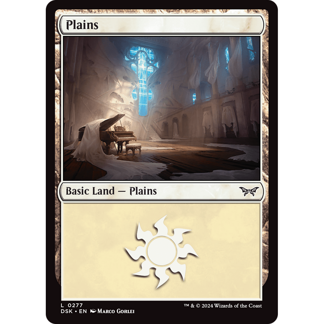 Plains (DSK-277) - Duskmourn: House of Horror Foil