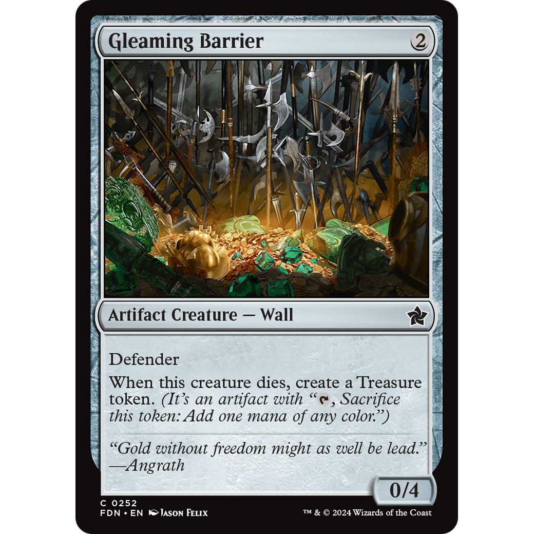 Gleaming Barrier (FDN-252) - Foundations Foil
