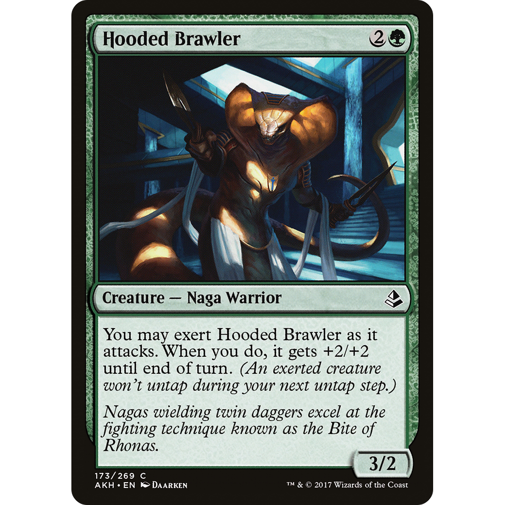 Hooded Brawler (AKH-173) - Amonkhet Foil