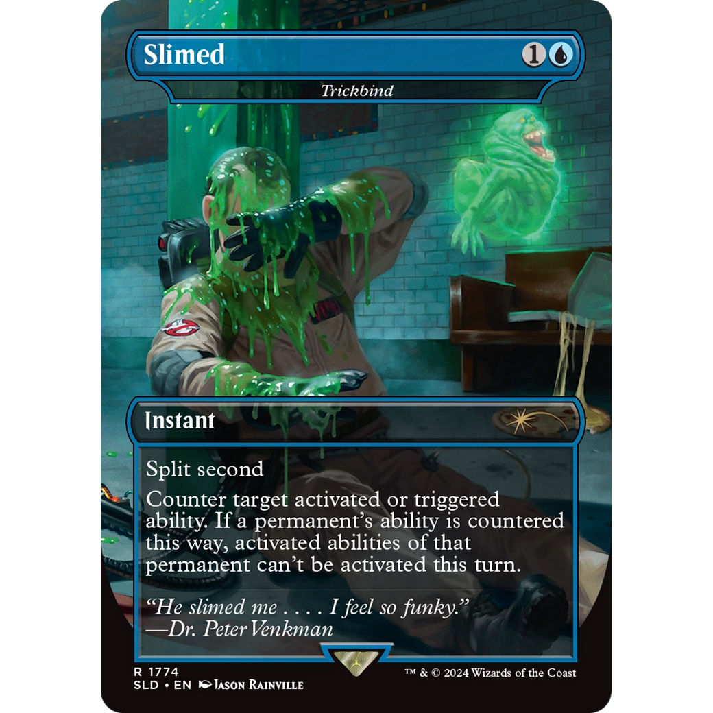 Slimed - Trickbind (SLD-1774) - Secret Lair Drop / Slimed (Borderless)