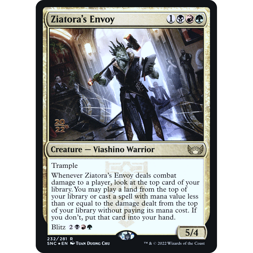Ziatora's Envoy (PRE-232) - Streets of New Capenna Promos Foil