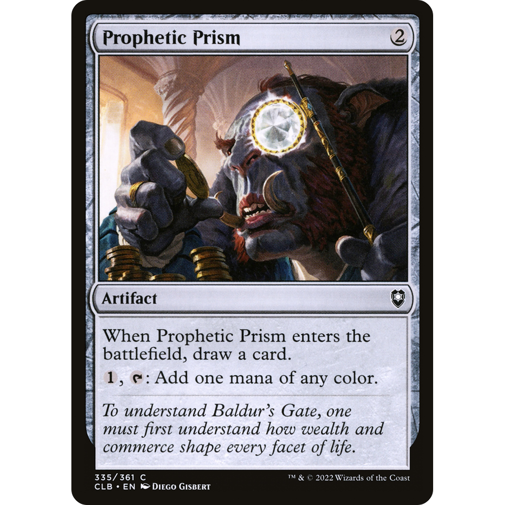 Prophetic Prism (CLB-335) - Commander Legends: Battle for Baldur's Gate Foil