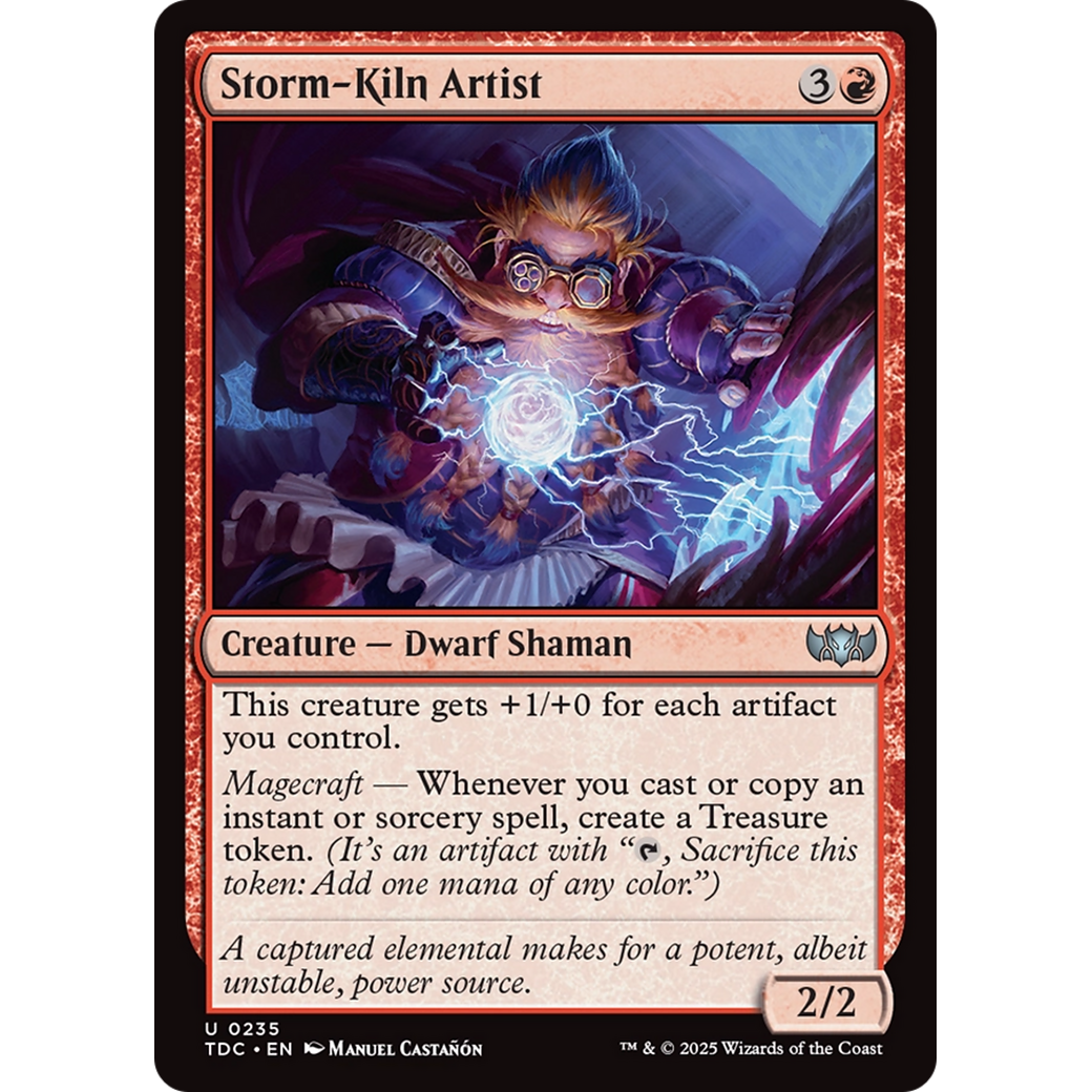 Storm-Kiln Artist (TDC-235) - Commander: Tarkir: Dragonstorm