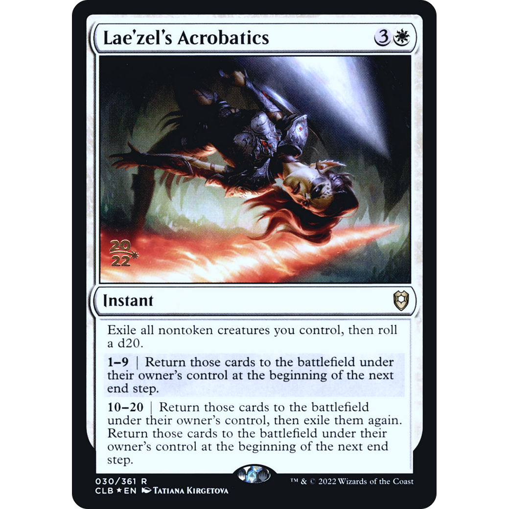 Lae'zel's Acrobatics (PRE-30S) - Battle for Baldur's Gate Promos Foil