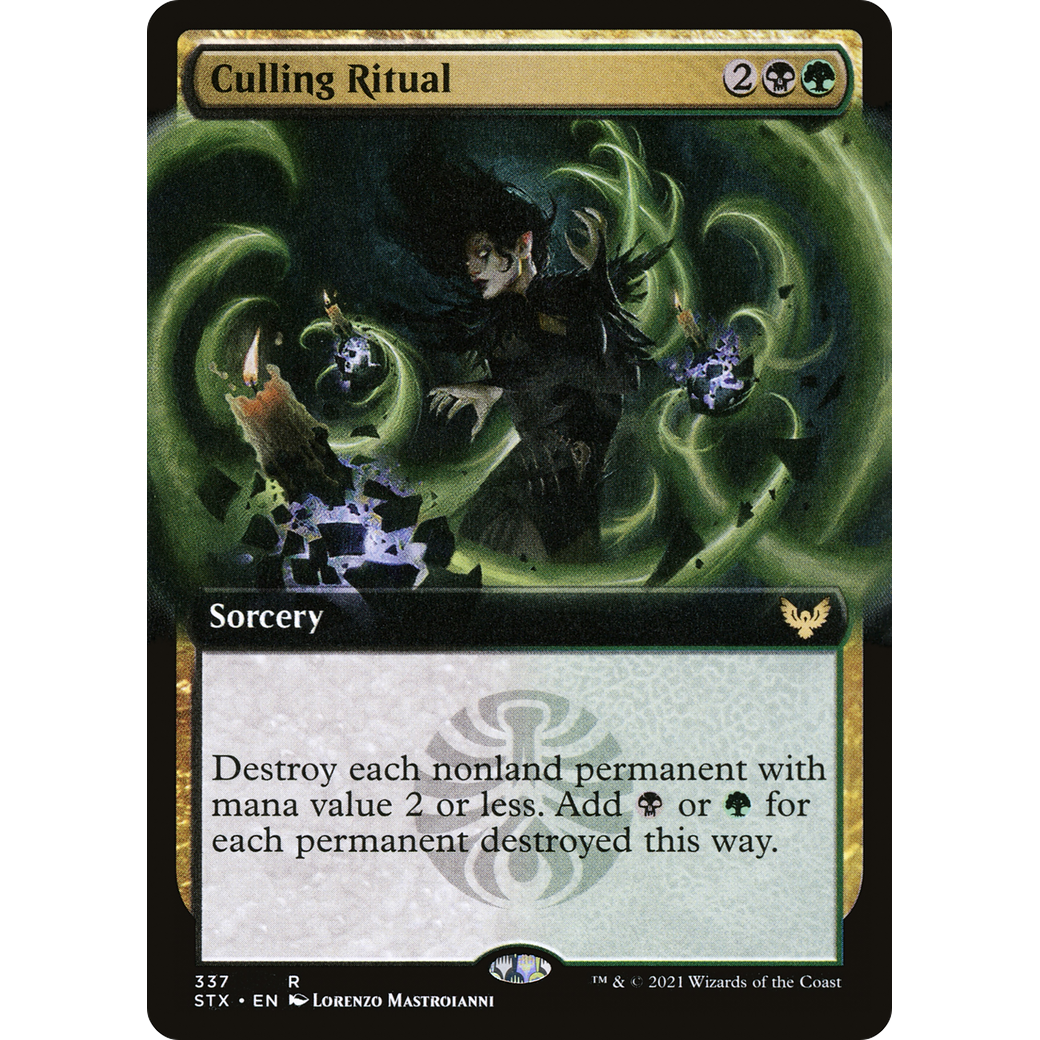 Culling Ritual (Extended Art) (STX-337) - Strixhaven: School of Mages: (Extended Art)