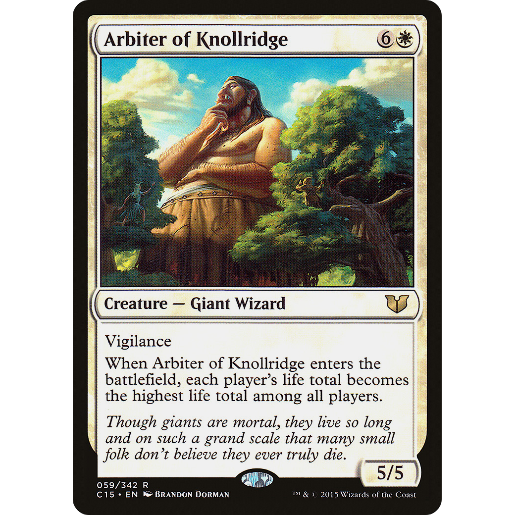 Arbiter of Knollridge (C15-059) - Commander 2015