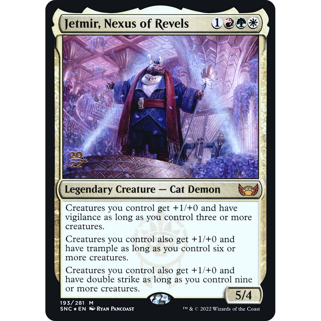 Jetmir, Nexus of Revels (PRE-193) - Streets of New Capenna Promos Foil