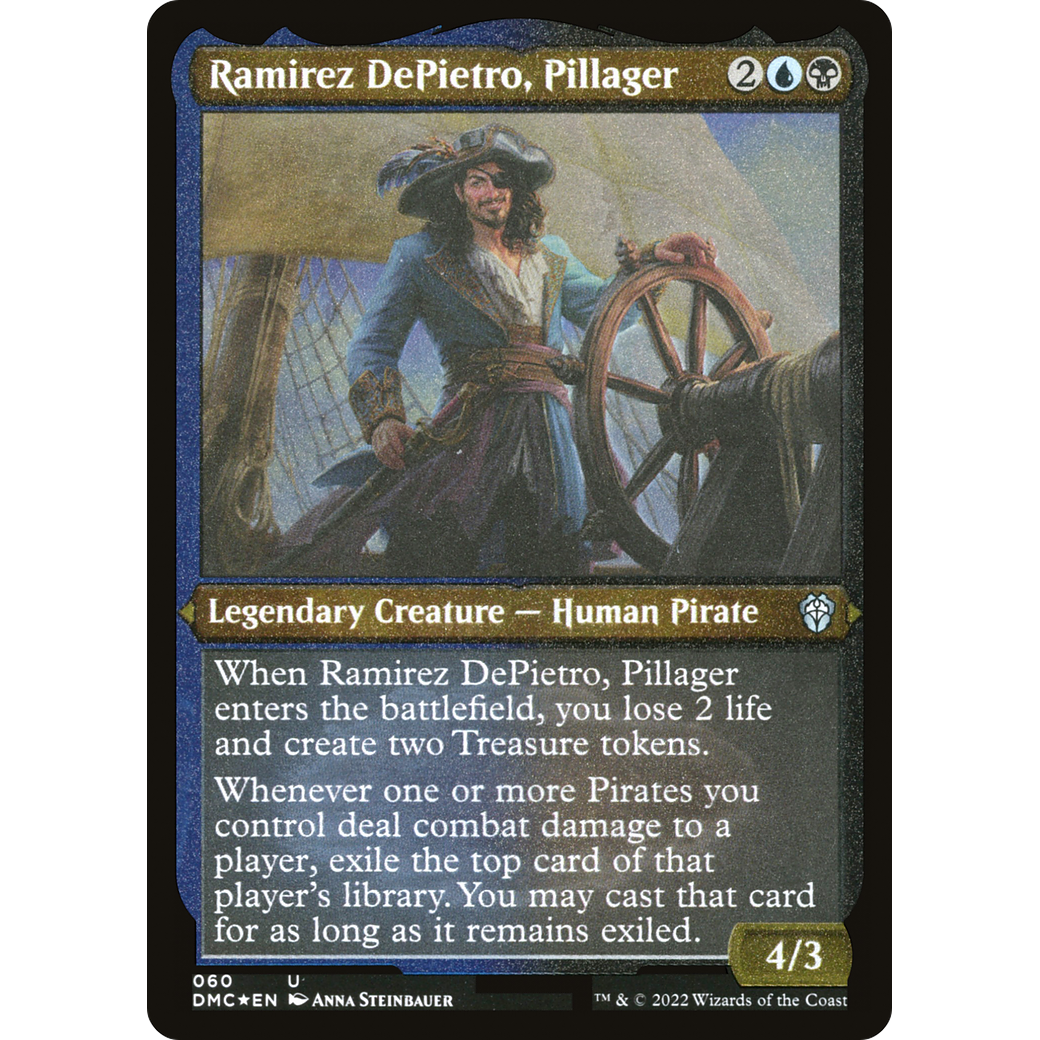Ramirez DePietro, Pillager (DMC-060) - Dominaria United Commander Etched Foil