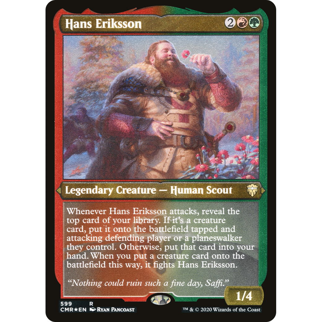 Hans Eriksson (Foil Etched) (CMR-599) - Commander Legends Foil