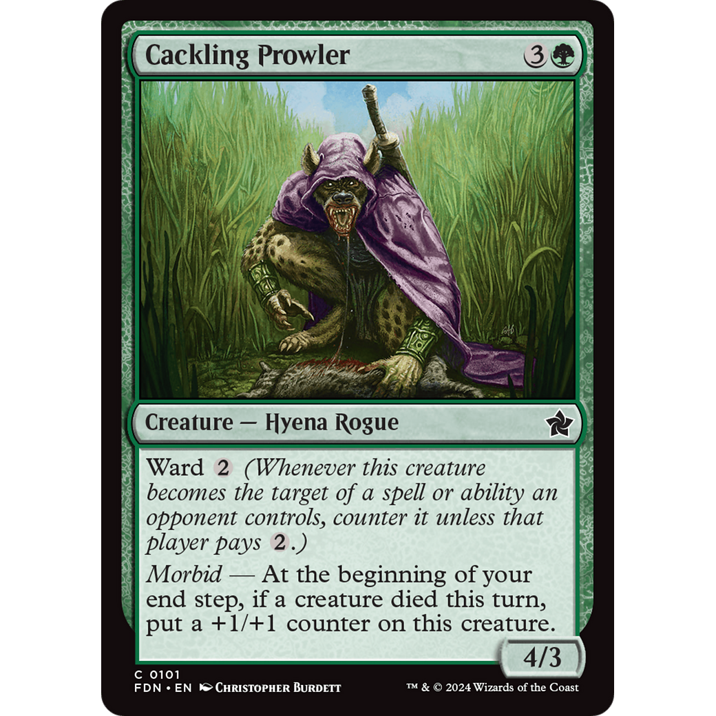 Cackling Prowler (FDN-101) - Foundations Foil