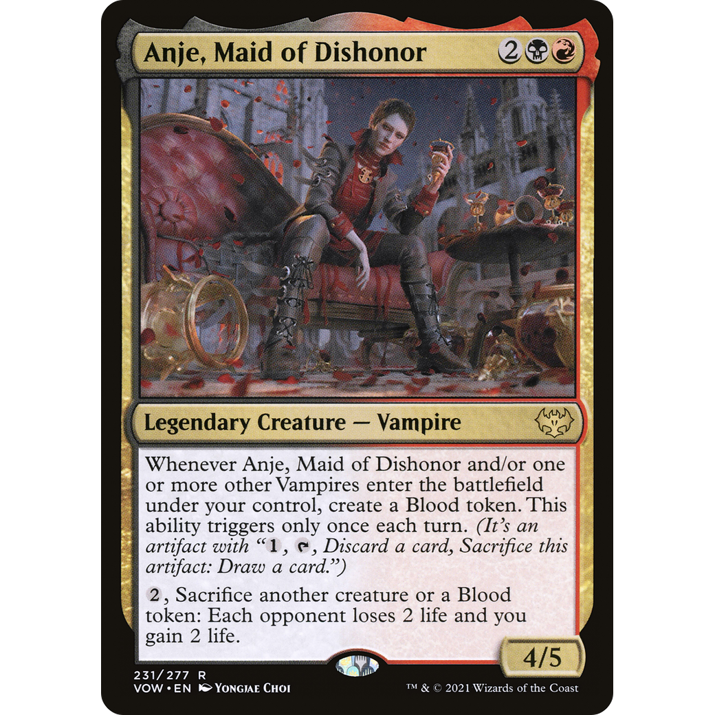 Anje, Maid of Dishonor (VOW-231) - Innistrad: Crimson Vow