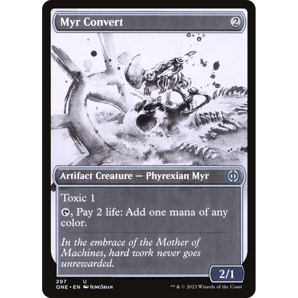 Myr Convert (ONE-297) - Phyrexia: All Will Be One: (Showcase)