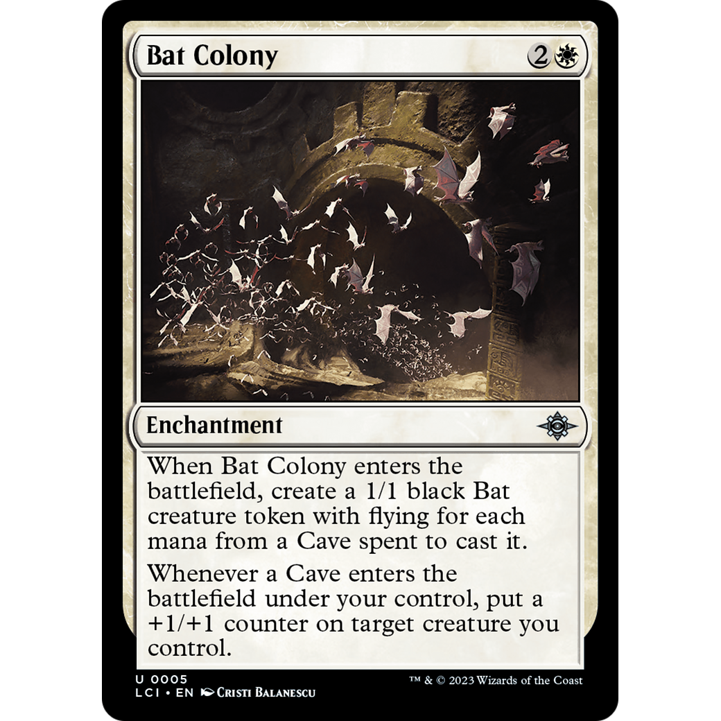 Bat Colony (LCI-005) - The Lost Caverns of Ixalan Foil
