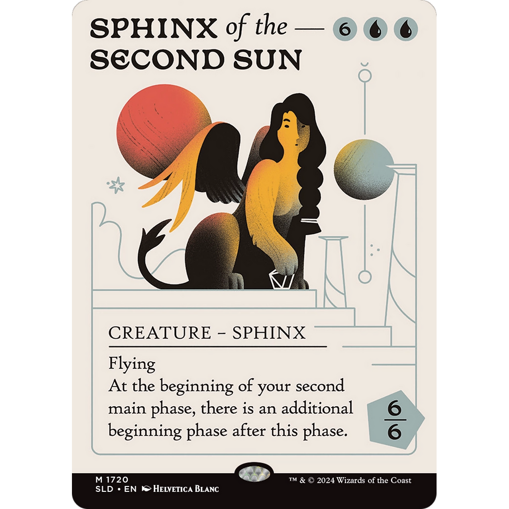 Sphinx of the Second Sun (SLD-1720) - Secret Lair Drop (Borderless)