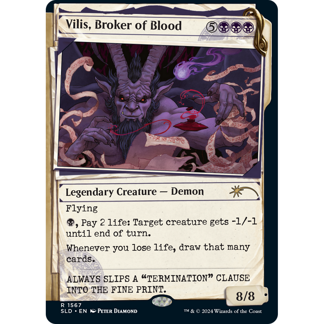 Vilis, Broker of Blood (SLD-1567) - Secret Lair Drop: (Showcase)