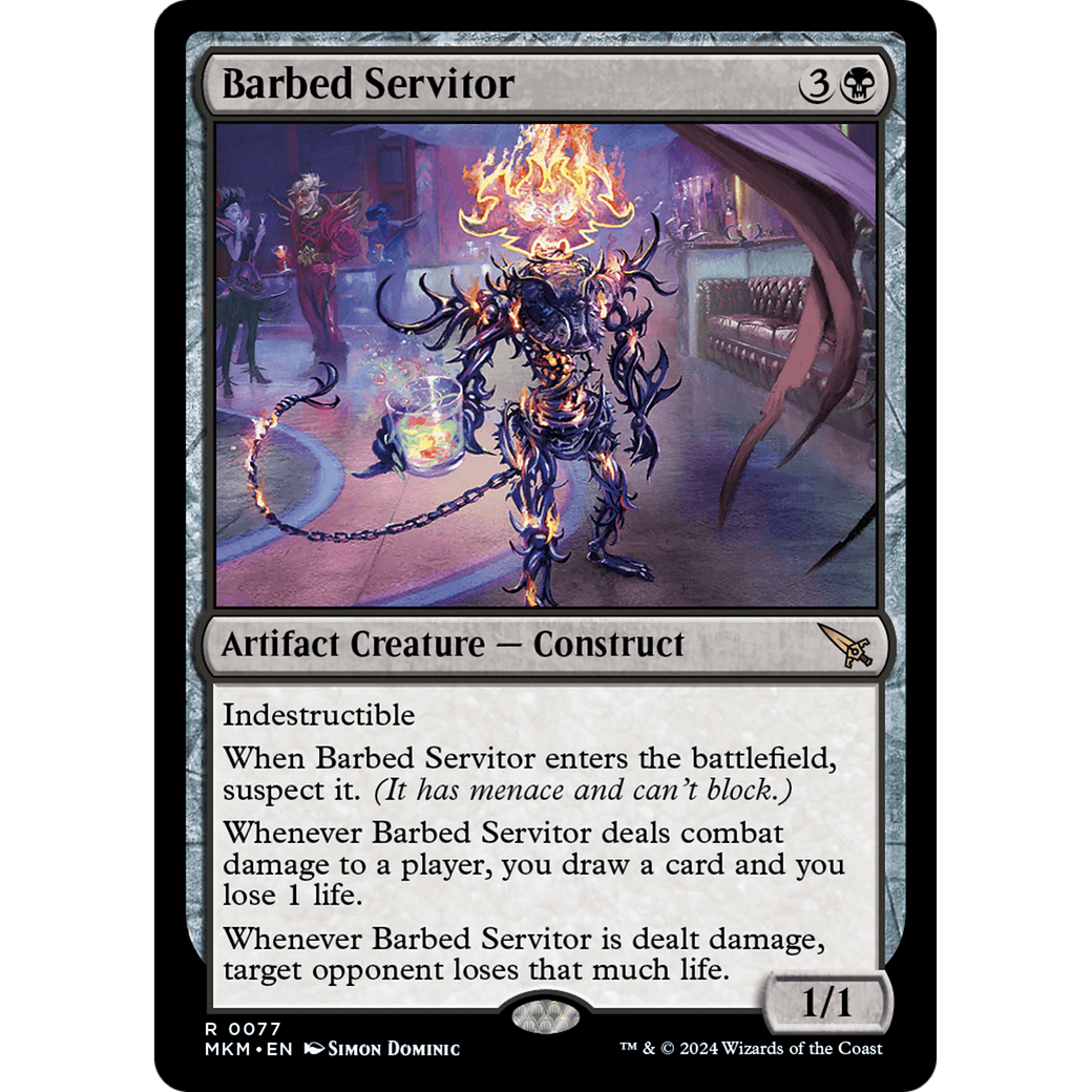 Barbed Servitor (MKM-077) - Murders at Karlov Manor