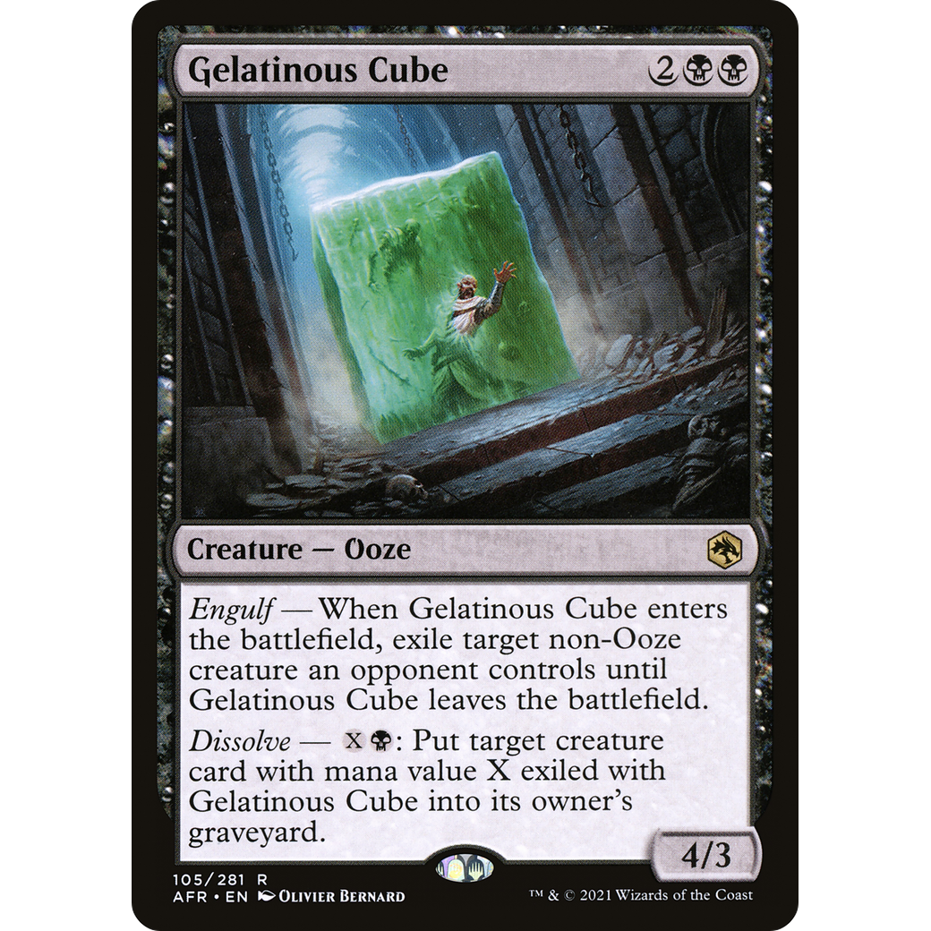 Gelatinous Cube (AFR-105) - Adventures in the Forgotten Realms