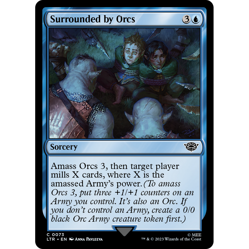 Surrounded by Orcs (LTR-073) - The Lord of the Rings: Tales of Middle-earth