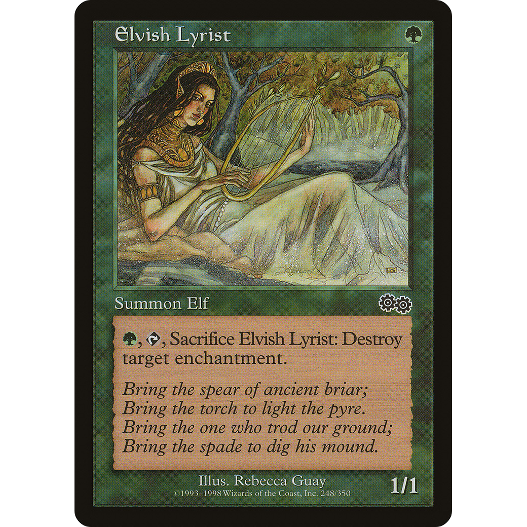 Elvish Lyrist (USG-248) - Urza's Saga