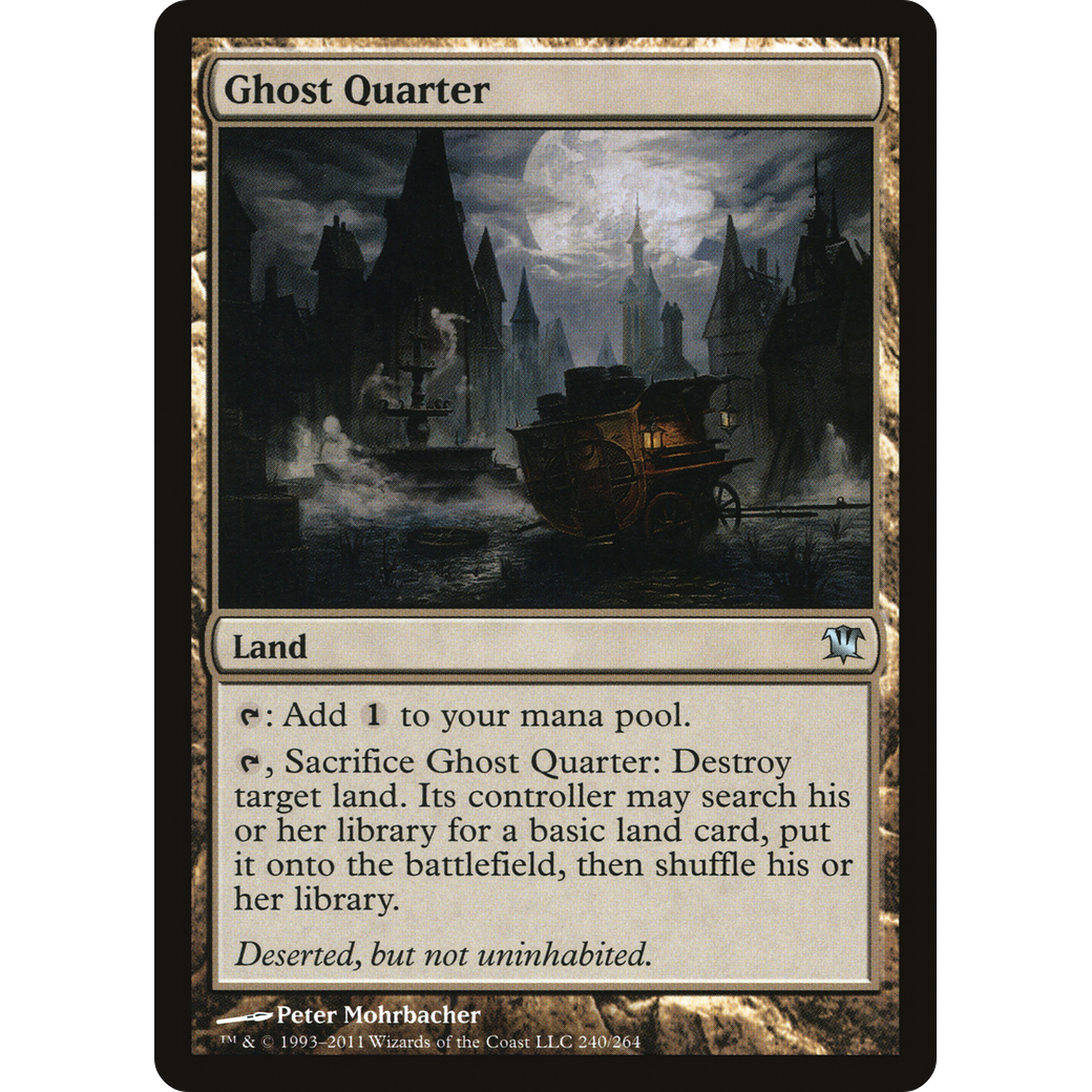 Ghost Quarter (ISD-240) - Innistrad Foil