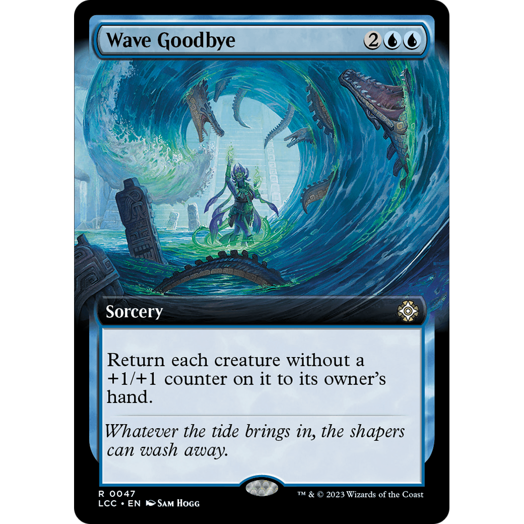 Wave Goodbye (LCC-047) - The Lost Caverns of Ixalan Commander: (Extended Art)