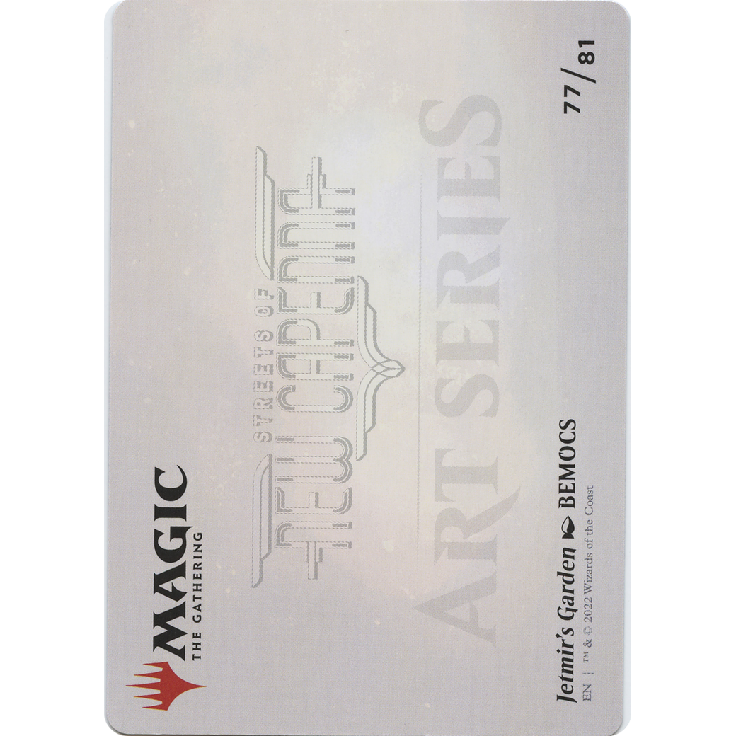 Jetmir's Garden // Jetmir's Garden (ASNC-077) - New Capenna Art Series (Borderless) Foil